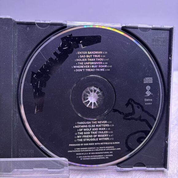 Metallica by Metallica (CD, 1991) - Picture 4 of 5